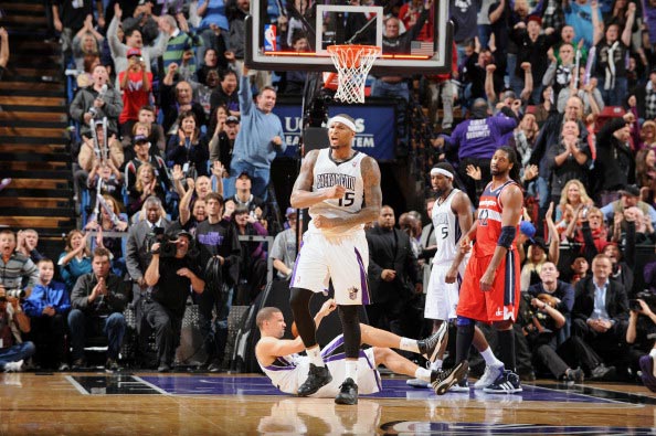  萨博尼斯两双国王加时险胜奇才终止连败  